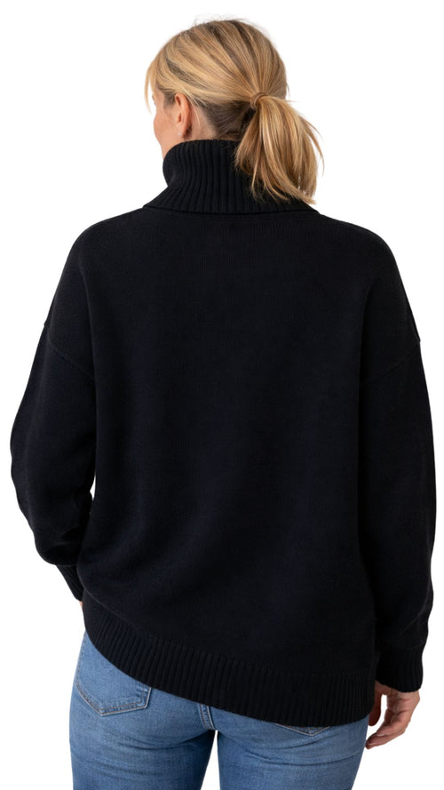 Emma | Oversized Turtleneck Knit Sweater for Women